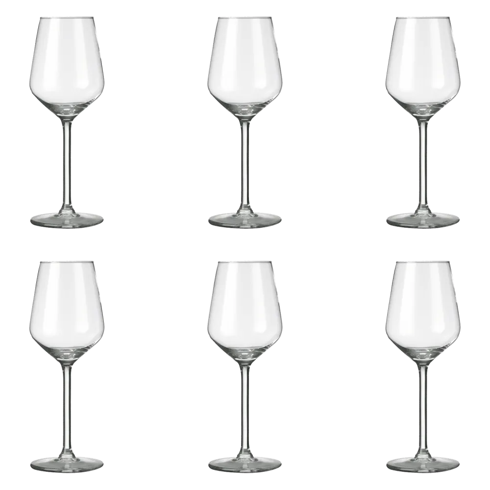 Royal Leerdam Carre Weinglas 28 cl – 6 Stück