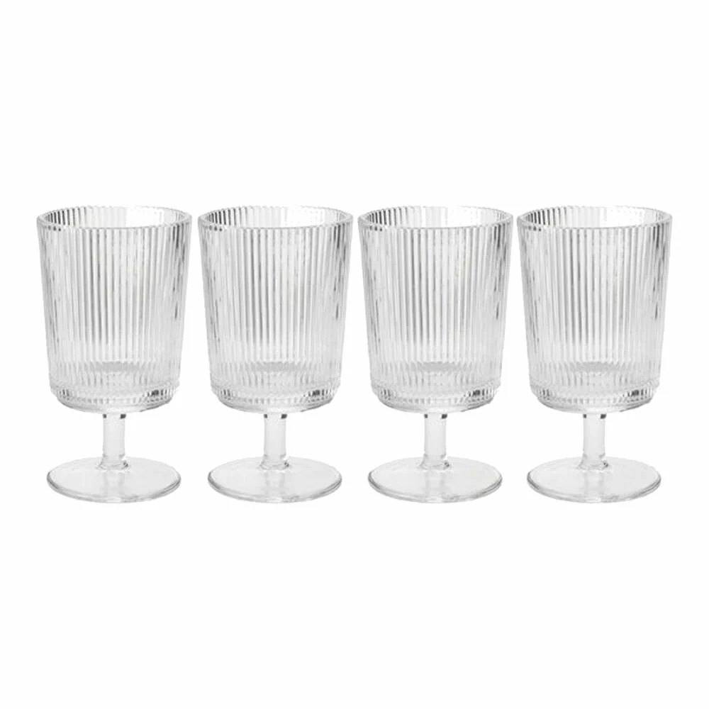 Stelton Weinglas 4er Set Pilastro, Trinkglas, Glas, Clear, 180 ml, X-520