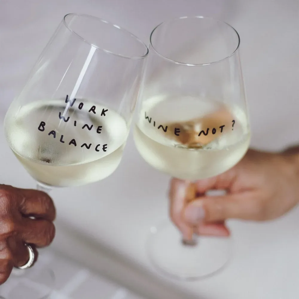 Weinglas "Wine not" | Special Edition | für Wein-Liebende!