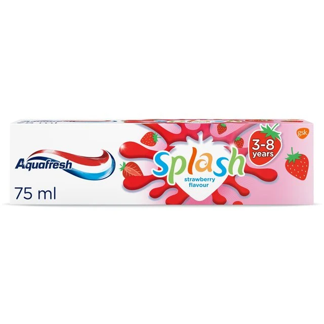 Aquafresh Kids Splash Strawberry Zahnpasta 75ml