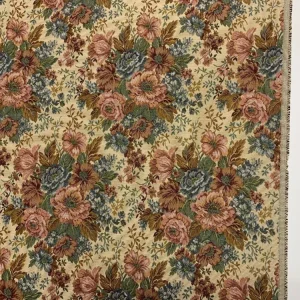 Gobelin Stoffe Antike Blumen