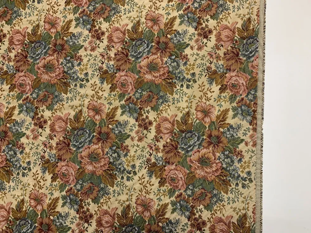 Gobelin Stoffe Antike Blumen