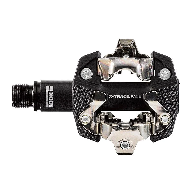 Pedali X-TRACK RACE Composito Nero con Tacchette SPD