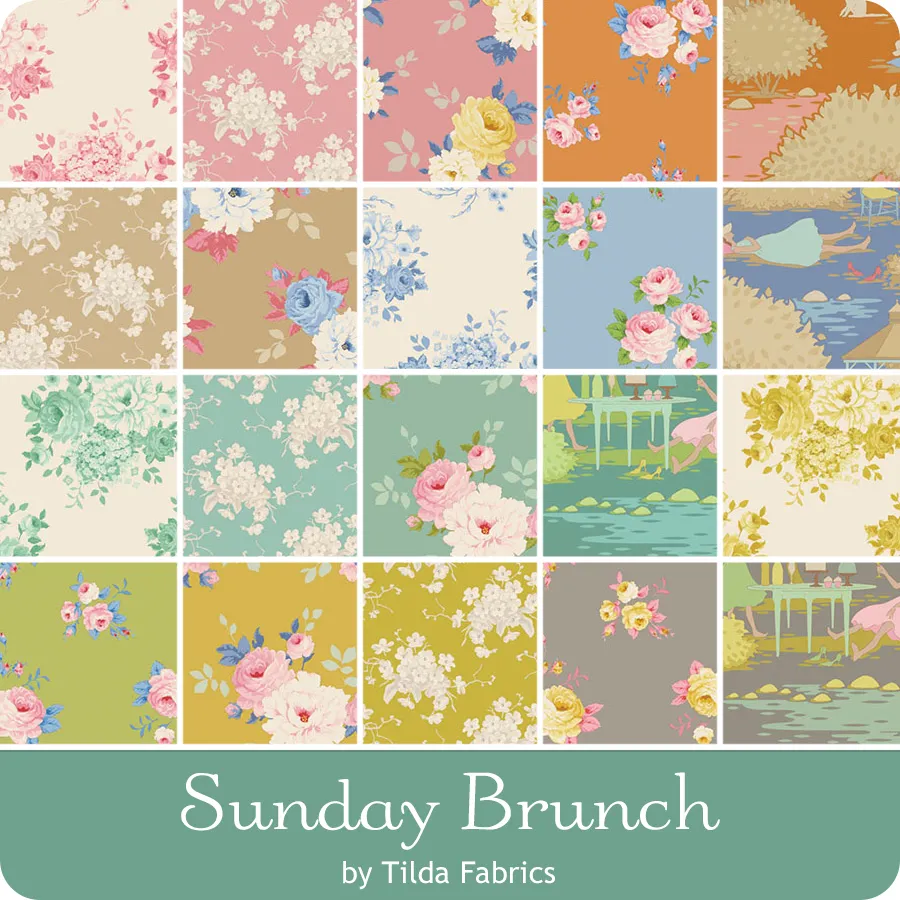 TILDA Stoff SUNDAY BRUNCH, Tipsy Sky