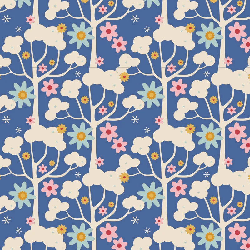 TILDA Stoffe, Stoffpaket JUBILEE, Fat Quarter Bundle Blue