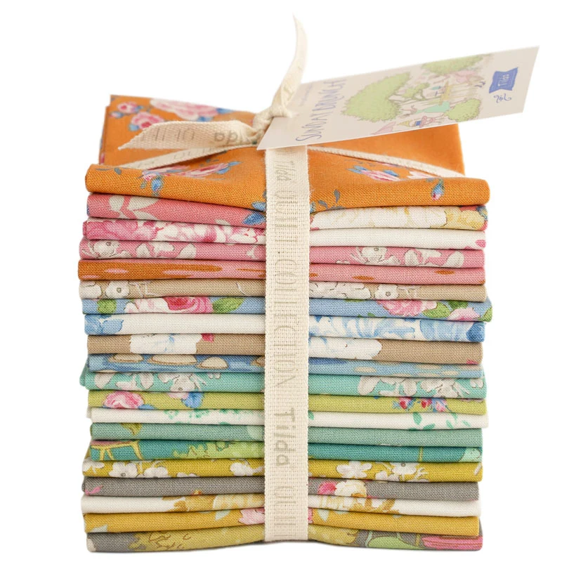 TILDA Stoffe, Stoffpaket SUNDAY BRUNCH, Fat Eighth Bundle