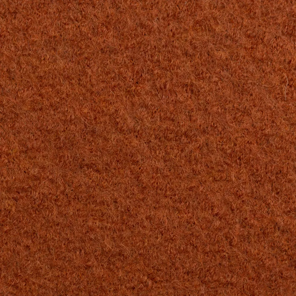 Walkstoff | Kochwolle | melange | Terracotta