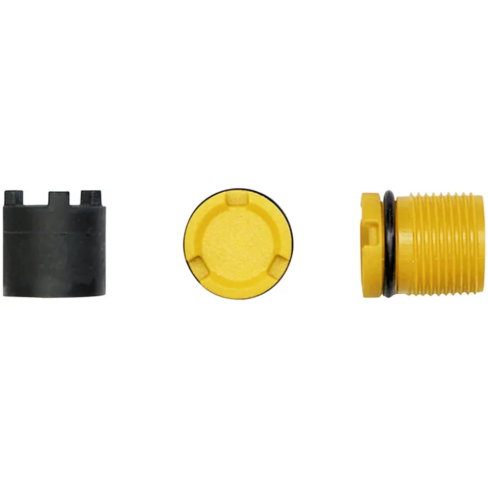 Werkzeug + Kappen Pedalachsen LOOK X-TRACK Gold