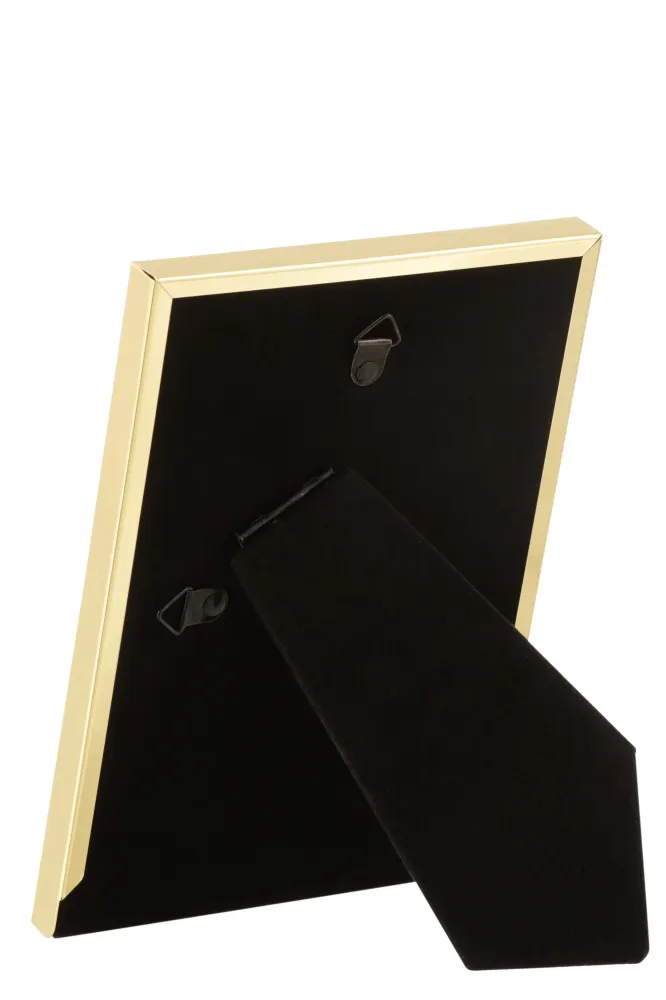 4er Set Klassischer Bilderrahmen 20x25 - Elegantes Metall strahlendem Gold