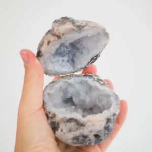 Achat Geode Druse Schatulle Box ca. 8 cm - aus Brasilien