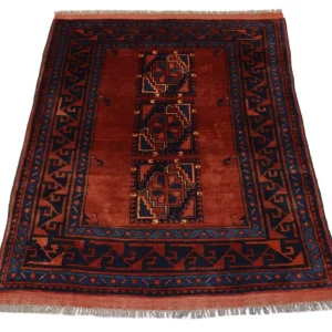 Afghan Teppich 115 x 94 cm - rost