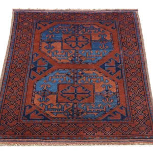 Afghan Teppich 124 x 90 cm - rot