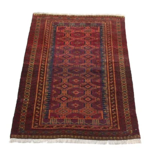 Afghan Teppich 152 x 95 cm - rot