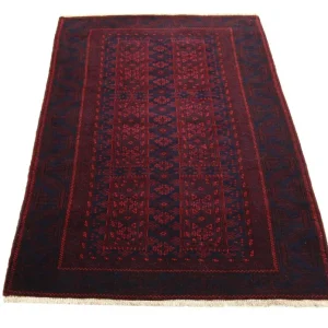 Afghan Teppich 155 x 100 cm - rot