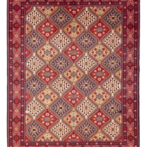 Afghan Teppich - 198 x 152 cm - mehrfarbig