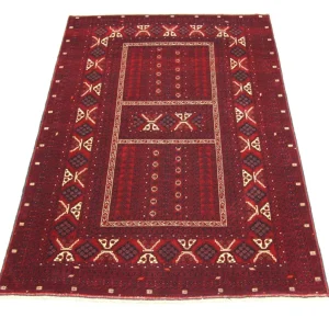 Afghan Teppich 246 x 163 cm - rot