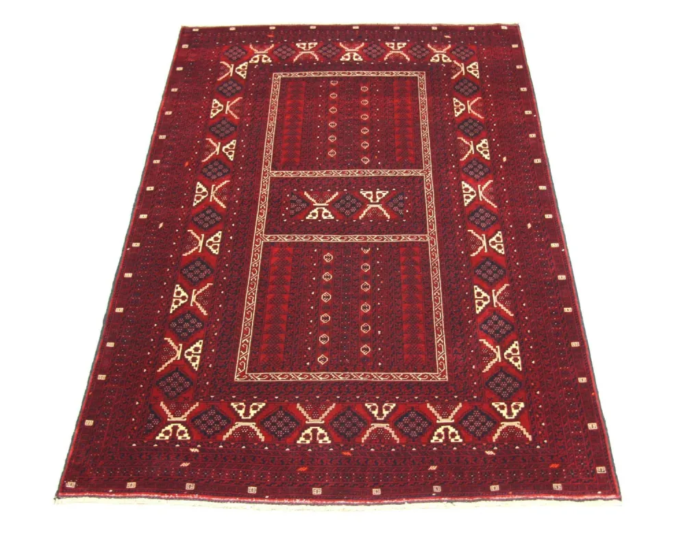 Afghan Teppich 246 x 163 cm - rot