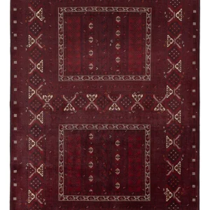 Afghan Teppich - 249 x 160 cm - rot