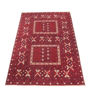Afghan Teppich 250 x 157 cm - rot