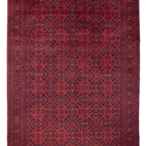 Afghan Teppich - 288 x 193 cm - rot