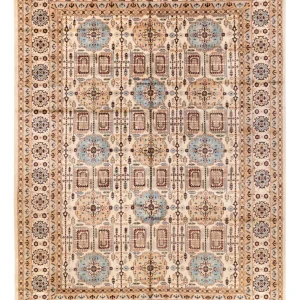 Afghan Teppich - 346 x 245 cm - hellbeige
