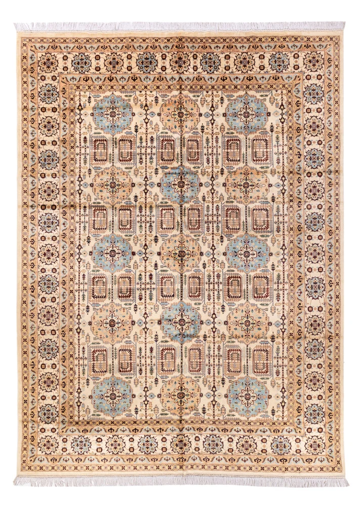 Afghan Teppich - 346 x 245 cm - hellbeige