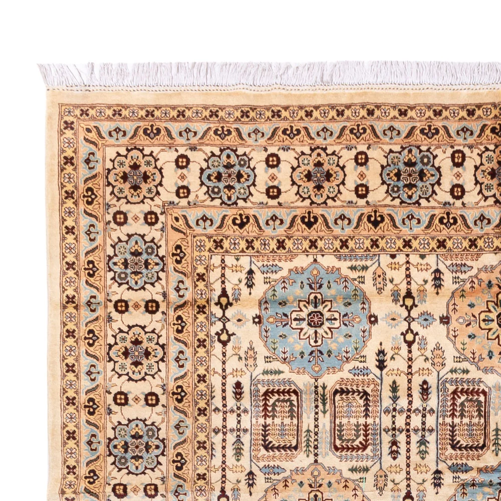 Afghan Teppich - 346 x 245 cm - hellbeige