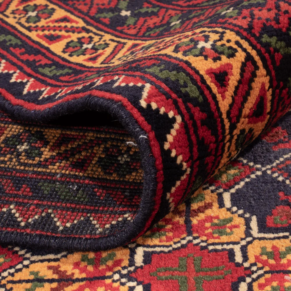 Afghan Teppich - 388 x 286 cm - dunkelbeige
