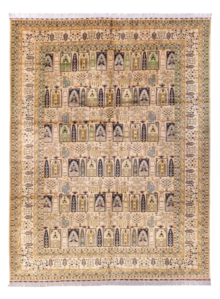 Afghan Teppich - 400 x 300 cm - beige