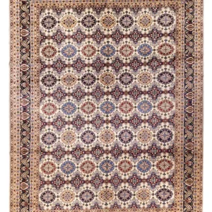 Afghan Teppich - 405 x 295 cm - hellbeige