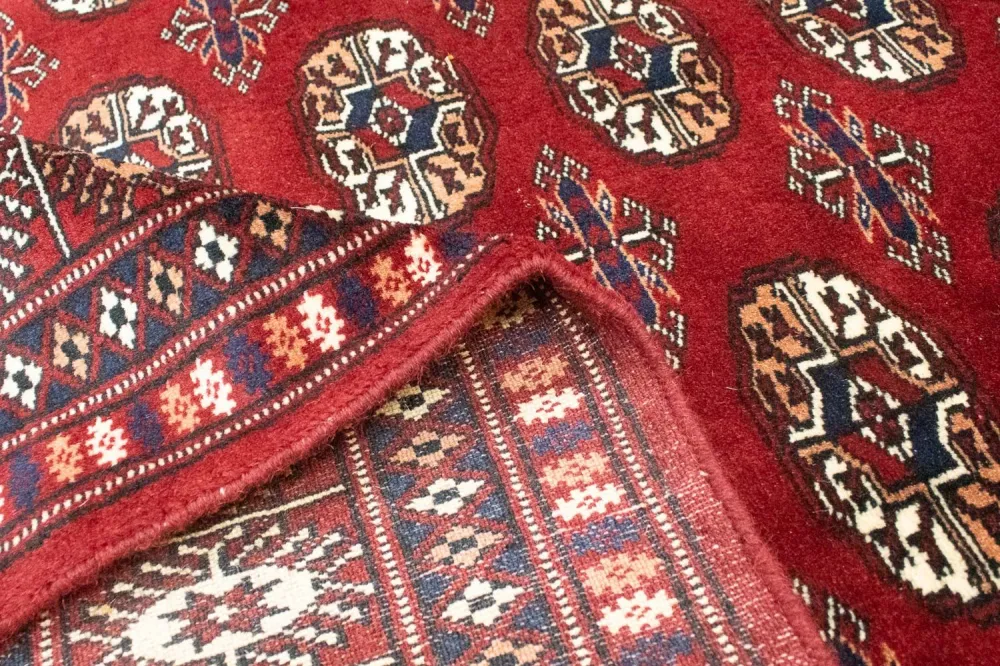 Afghan Teppich - Buchara 177 x 125 cm - rot