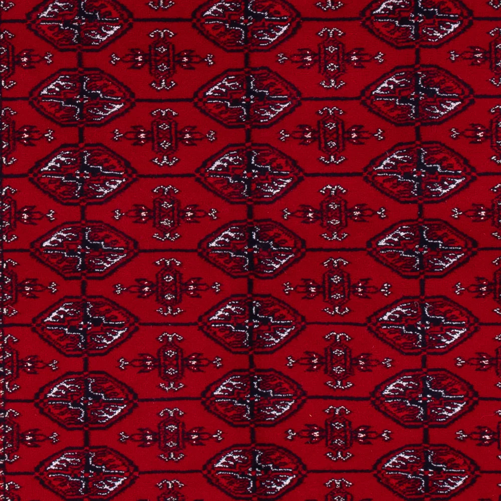 Afghan Teppich - Buchara - 194 x 133 cm - dunkelrot