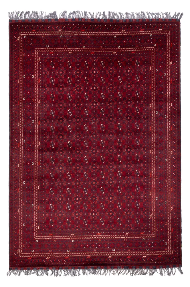 Afghan Teppich - Buchara - 284 x 195 cm - rot