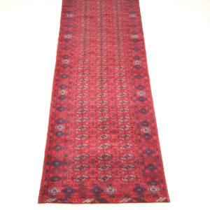 Afghan Teppich - Buchara 290 x 81 cm - rot