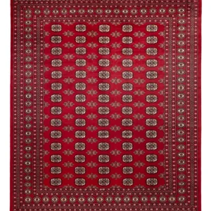 Afghan Teppich - Buchara - 301 x 245 cm - rot