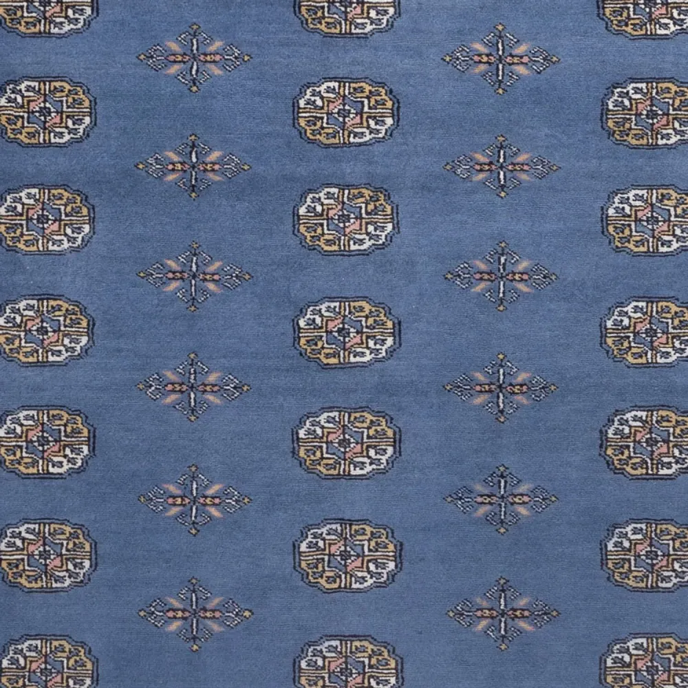 Afghan Teppich - Buchara - 305 x 203 cm - blau