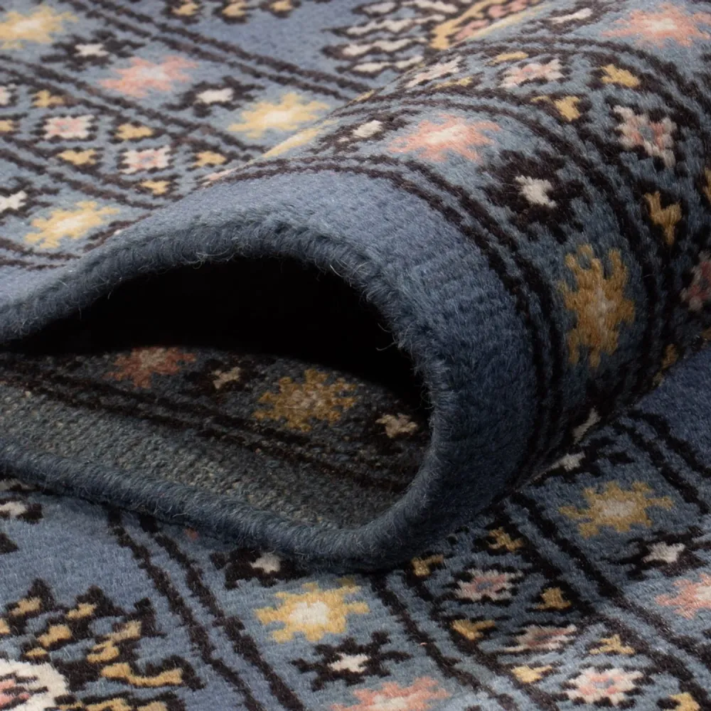 Afghan Teppich - Buchara - 305 x 203 cm - blau