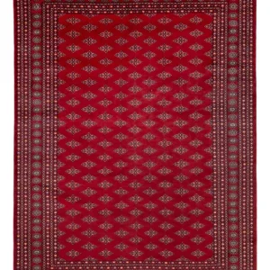 Afghan Teppich - Buchara - 350 x 253 cm - rot