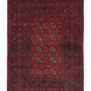 Afghan Teppich - Filpa 145 x 93 cm - rot
