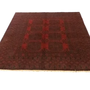 Afghan Teppich - Filpa 194 x 151 cm - rot