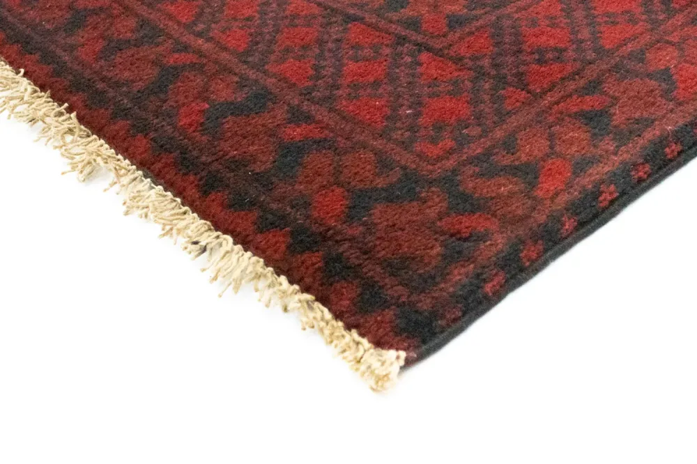 Afghan Teppich - Filpa 194 x 151 cm - rot