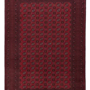 Afghan Teppich - Filpa - 283 x 202 cm - dunkelrot