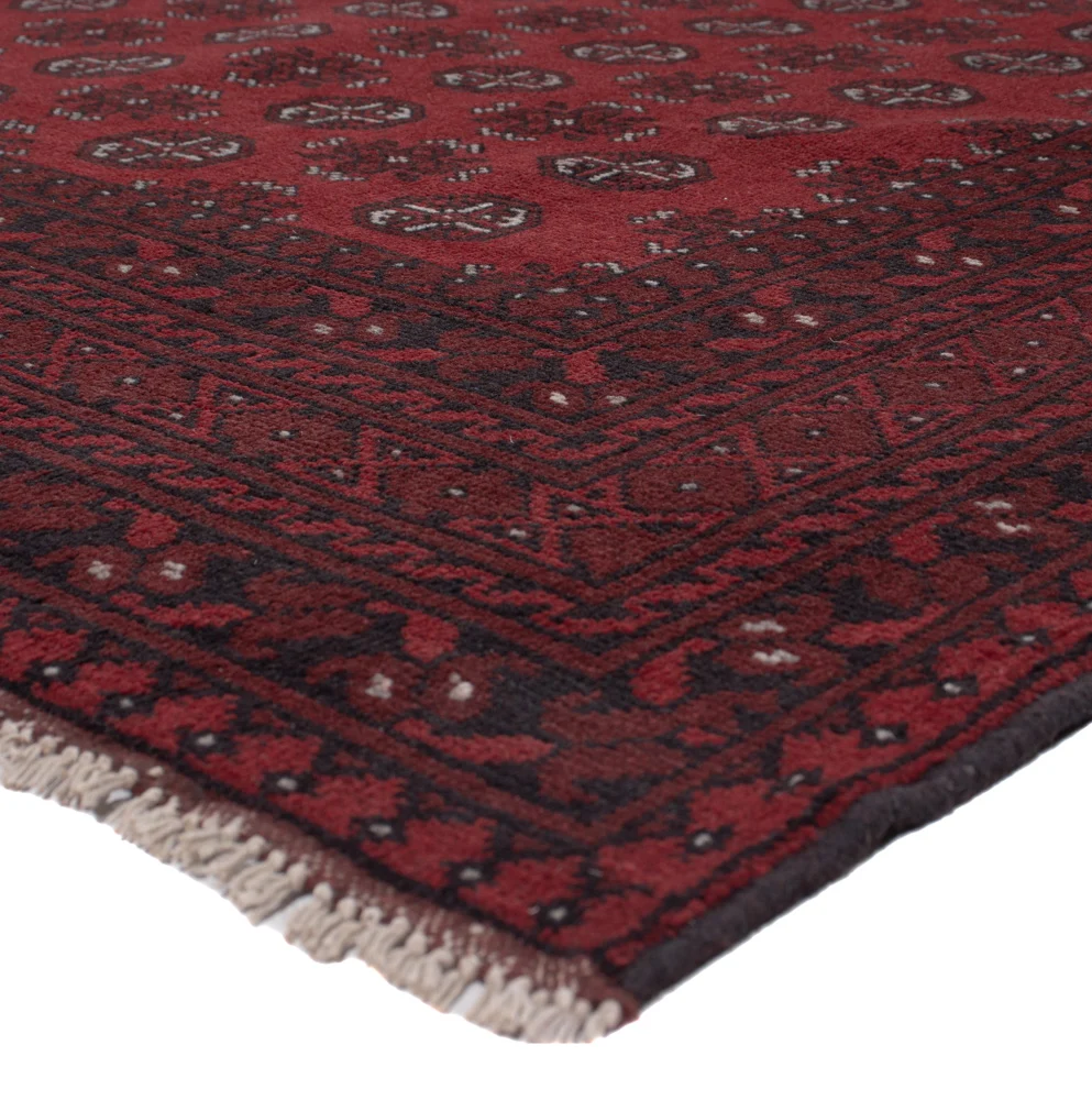Afghan Teppich - Filpa - 283 x 202 cm - dunkelrot