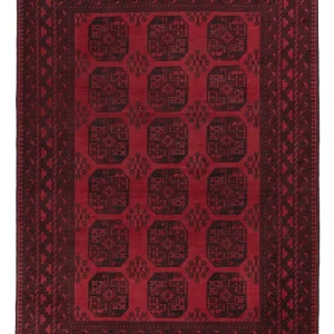 Afghan Teppich - Filpa - 288 x 197 cm - dunkelrot