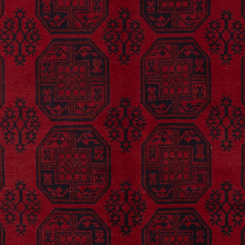 Afghan Teppich - Filpa - 300 x 245 cm - rot