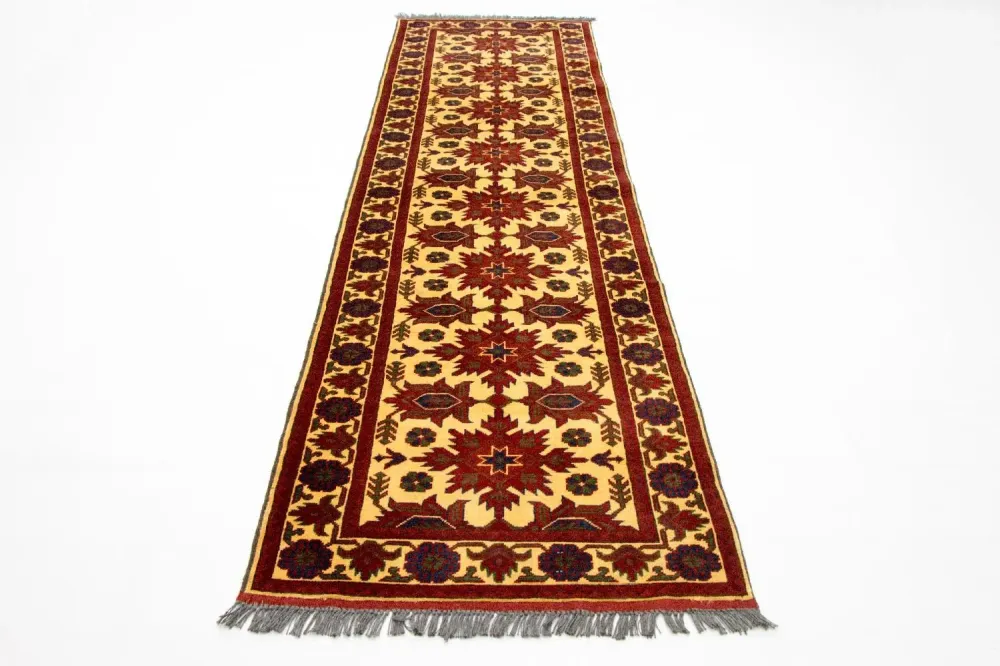Afghan Teppich - Hatschlu 304 x 80 cm