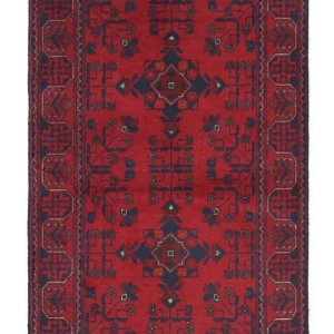 Afghan Teppich - Kunduz 120 x 77 cm - dunkelblau