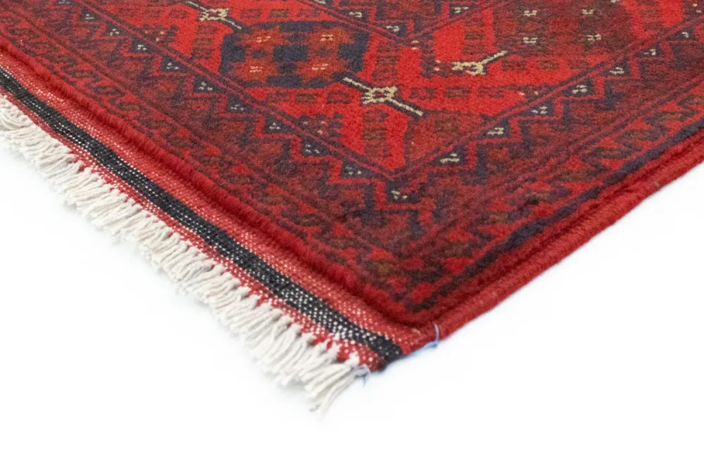 Afghan Teppich - Kunduz 151 x 102 cm - rot