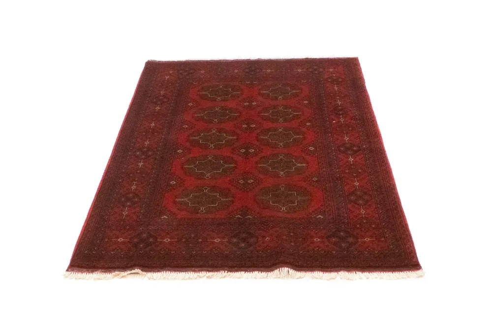Afghan Teppich - Kunduz 151 x 102 cm - rot