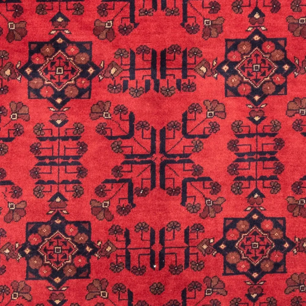 Afghan Teppich - Kunduz 184 x 127 cm - rot